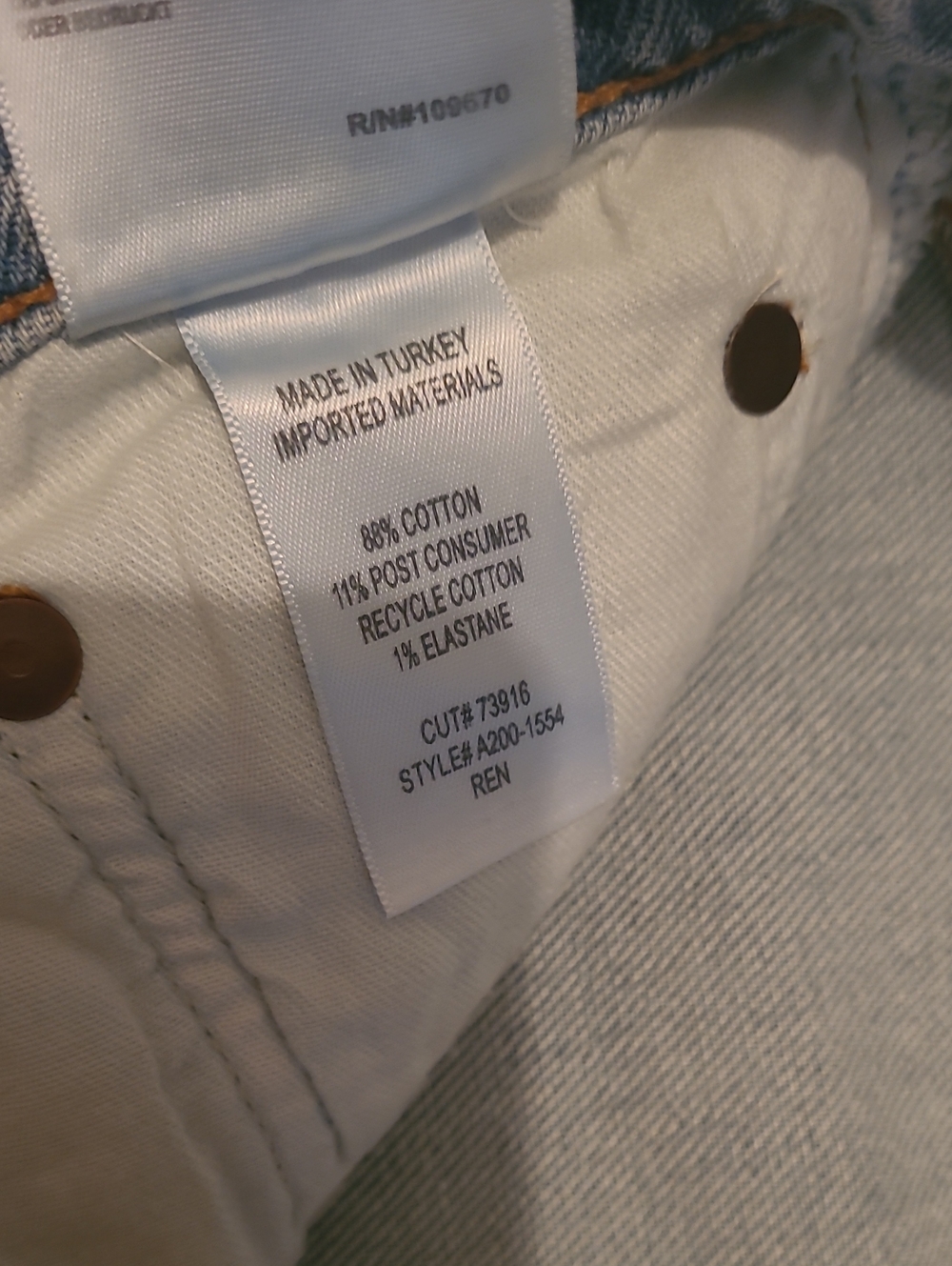 AGOLDE REN JEAN size 28 - Picture 6 of 7